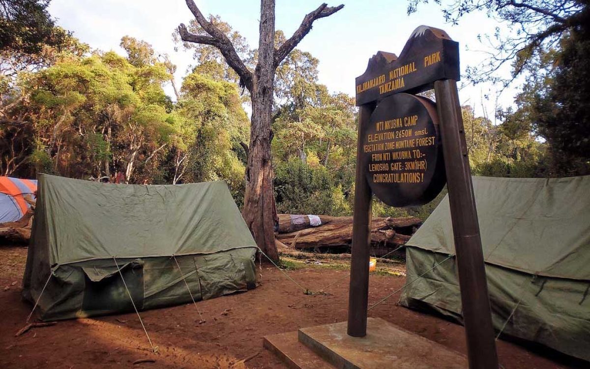 Mti Mkumbwa camp