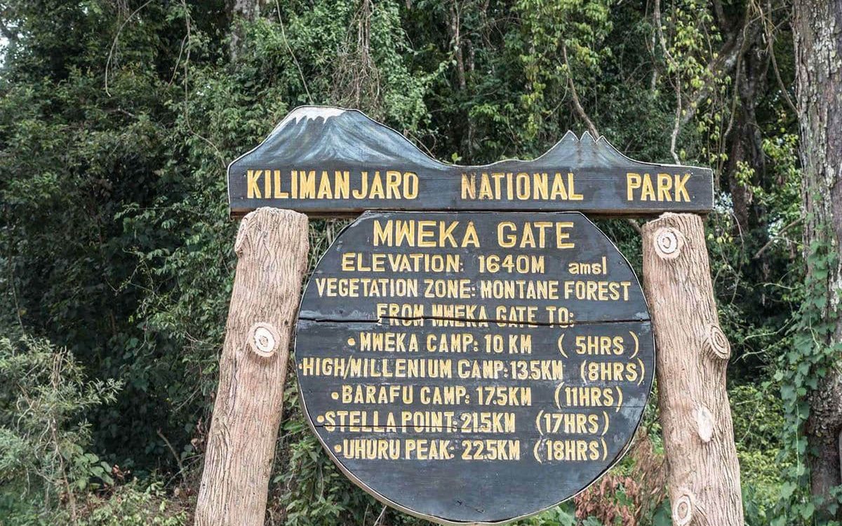 Mweka Gate 1